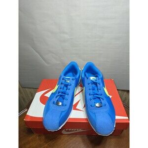 Nike Cortez Nylon Blue Lemon Twist Kids 6.5Y Womens 8 Sneakers IB7748-406 NEW